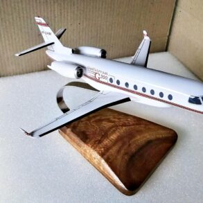 Model of Gulfstream G200 (VP-CHW) with detailed craftsmanship.